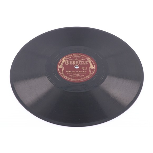 Gene Autry/Jimmy Long - There's A Little Old Lady Waiting/Some Day 78 rpm Record - Picture 7 of 8